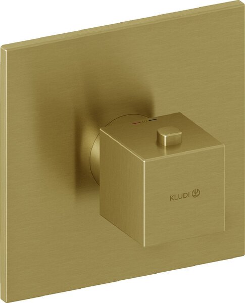 Kludi Decus baterie de duș ascuns cu termostat auriu 54739N075