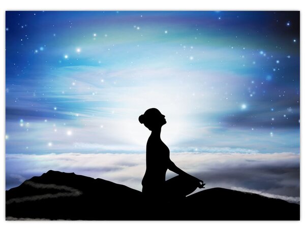 Tablou - Femaia meditând (70x50 cm)
