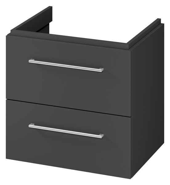 Cersanit Larga dulap 59.4x44.4x57.2 cm sub chiuveta pe perete antracit S164-036
