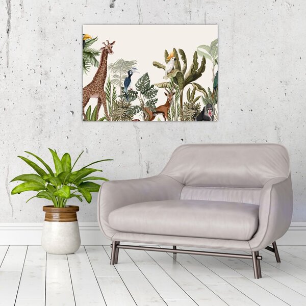 Tablou - Locuitorii africii (70x50 cm)
