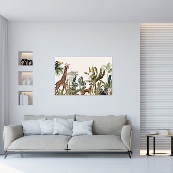 Tablou - Locuitorii africii (90x60 cm)