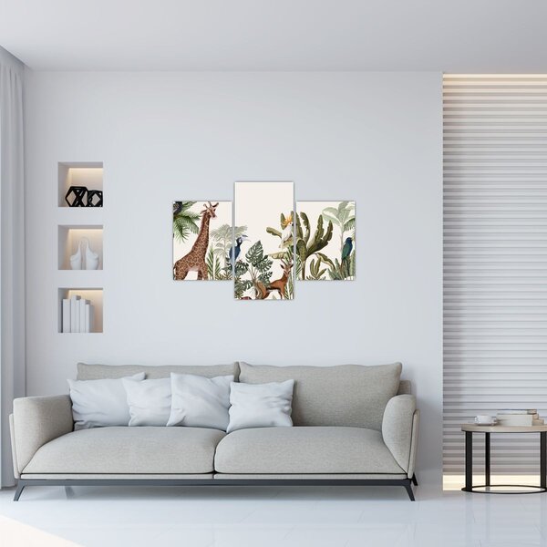 Tablou - Locuitorii africii (90x60 cm)