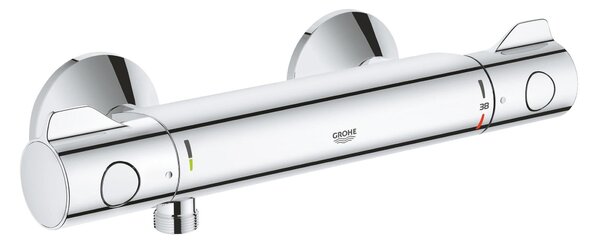 Grohe Grohtherm 800 baterie de duș perete cu termostat StarLight Chrome 34558000