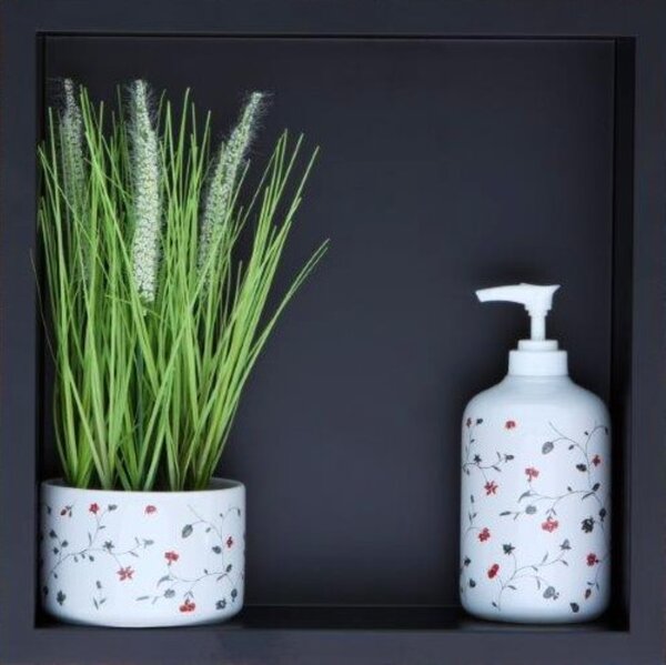Balneo Wall-Box One Black raft de nișă 60 cm negru OB-BL4