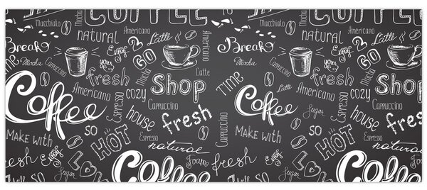 Tablou - Coffee (120x50 cm)