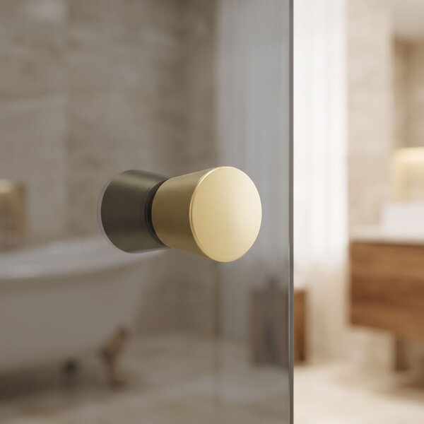 Mâner pentru ușa de duș Rea 03 Brushed Gold
