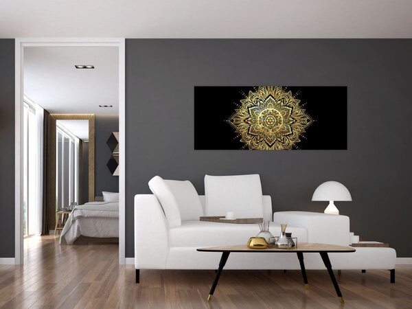 Tablou - Mandala bogăției (120x50 cm)
