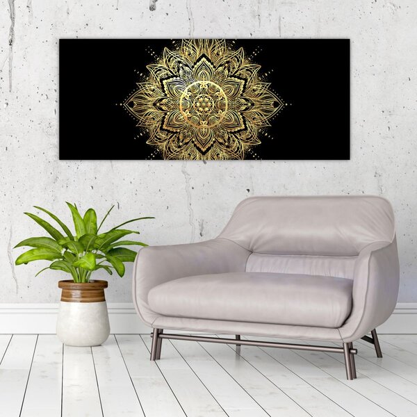 Tablou - Mandala bogăției (120x50 cm)