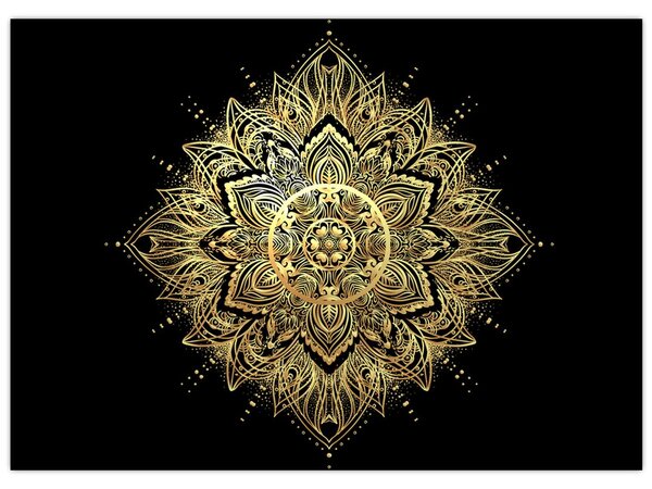 Tablou - Mandala bogăției (70x50 cm)