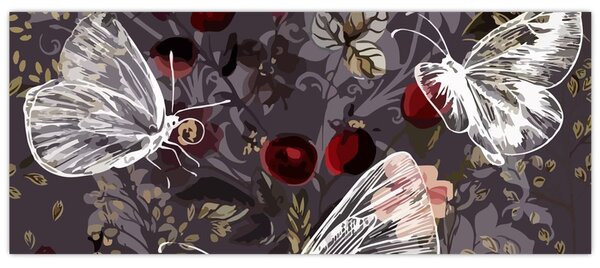 Tablou - Fluture (120x50 cm)