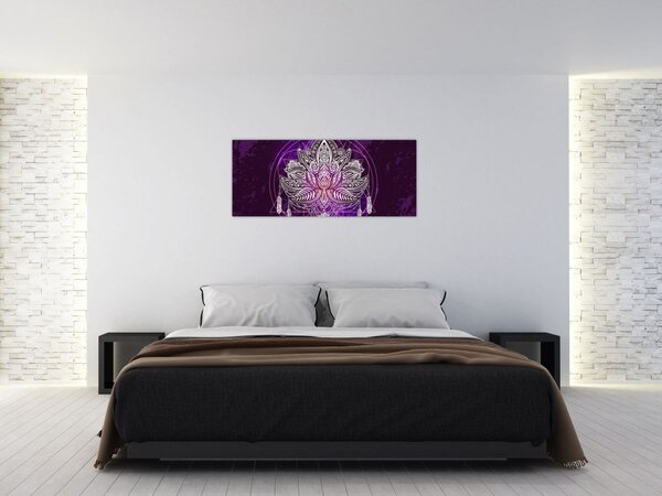 Tablou - Lotus (120x50 cm)