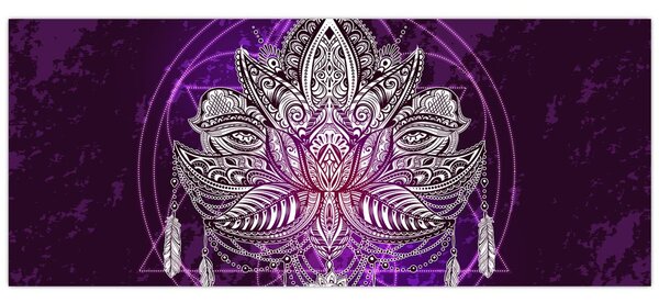 Tablou - Lotus (120x50 cm)