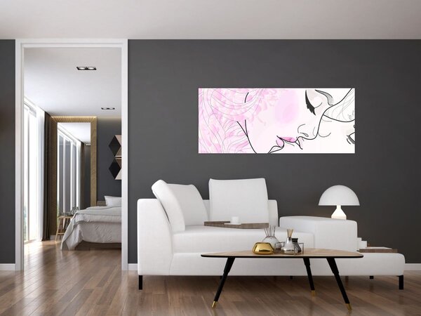 Tablou - Sărutul (120x50 cm)