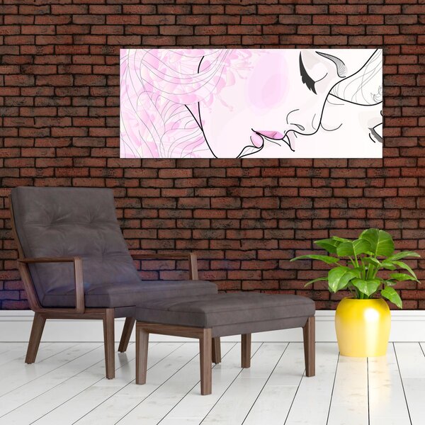 Tablou - Sărutul (120x50 cm)