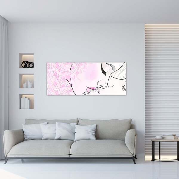 Tablou - Sărutul (120x50 cm)