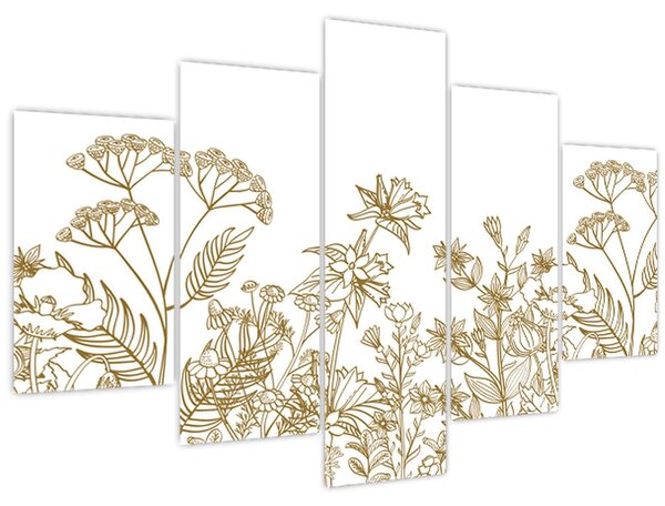 Tablou - Flori de câmp (150x105 cm)