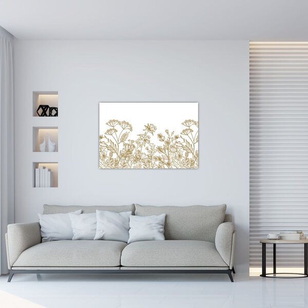 Tablou - Flori de câmp (90x60 cm)