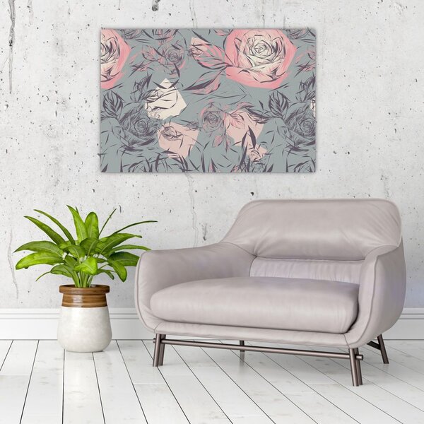 Tablou - Trandafir (90x60 cm)
