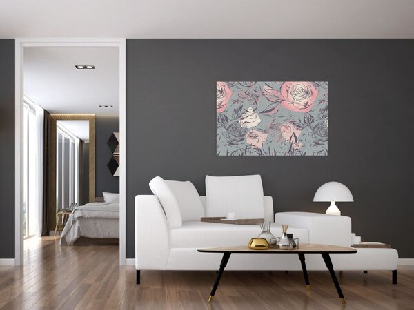 Tablou - Trandafir (90x60 cm)