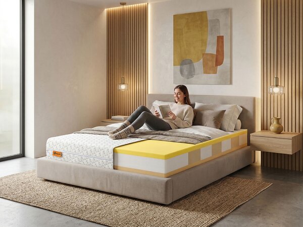 Saltea din spumă Flexora cu spumă de memorie Flexora 80×200