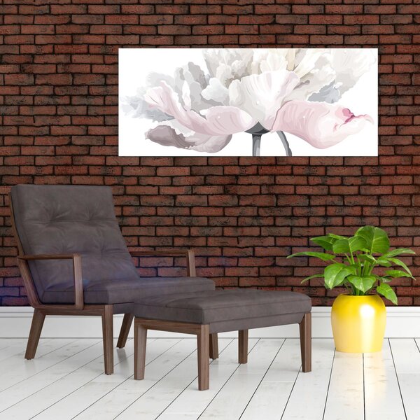 Tablou - Floare de trandafir (120x50 cm)