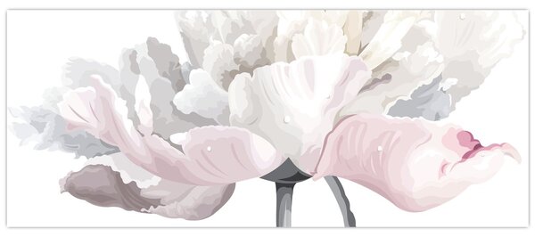 Tablou - Floare de trandafir (120x50 cm)