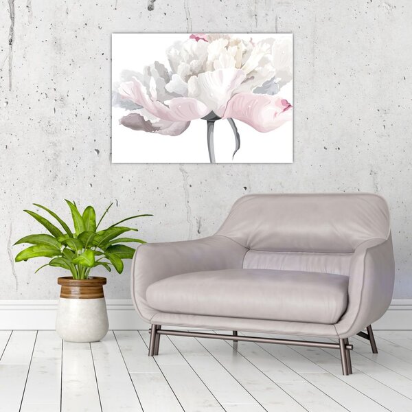 Tablou - Floare de trandafir (70x50 cm)