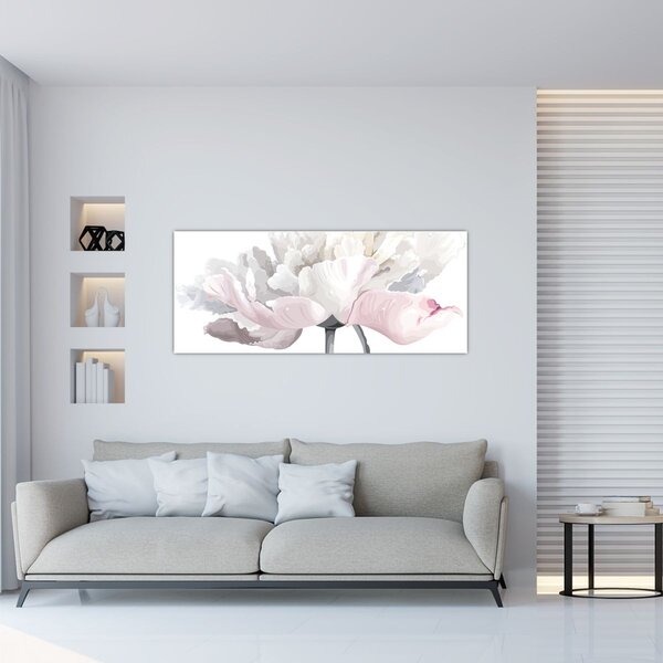 Tablou - Floare de trandafir (120x50 cm)