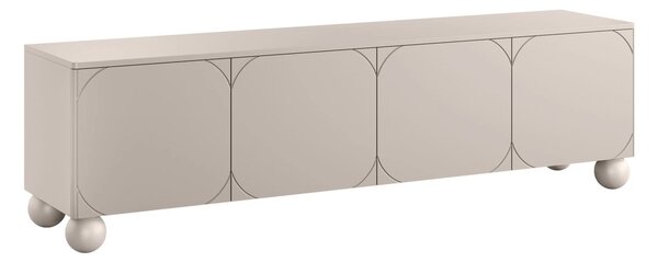 Comodă TV Sonatia II 200 cm cu 4 uși - cașmir