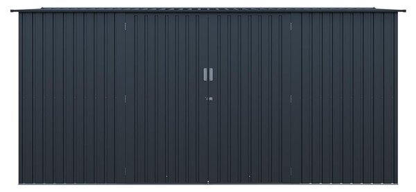 Căsuță de grădină pentru unelte, uși batante Avenberg HUNTER G1 4.1 x 2.6 m ANTRACIT
