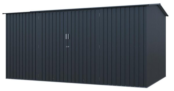 Căsuță de grădină pentru unelte, uși batante Avenberg HUNTER G1 4.1 x 2.6 m ANTRACIT