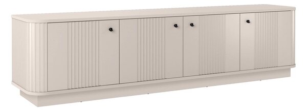 Comodă TV Vesper 4D 187 cm - cașmir / mânere negre