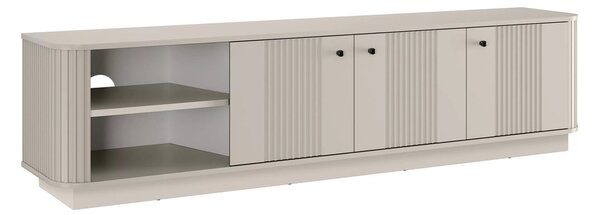 Comodă TV Vesper 3D 187 cm - cașmir / mânere negre