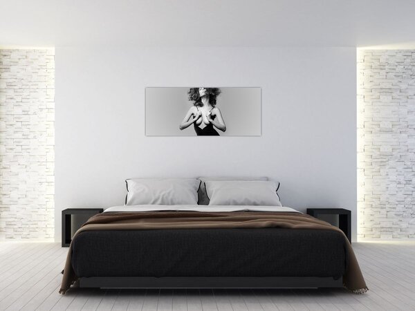 Tablou - Femeia în negru (120x50 cm)