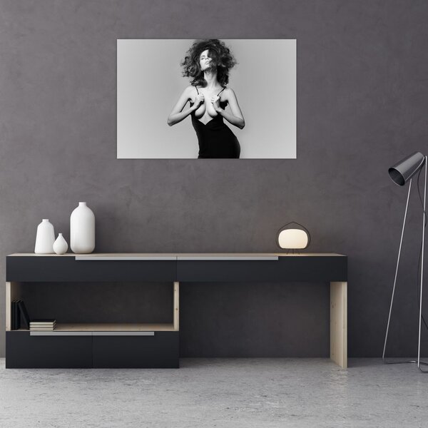 Tablou - Femeia în negru (90x60 cm)