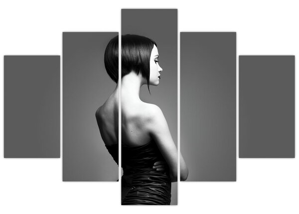 Tablou - Femeie elegentă (150x105 cm)