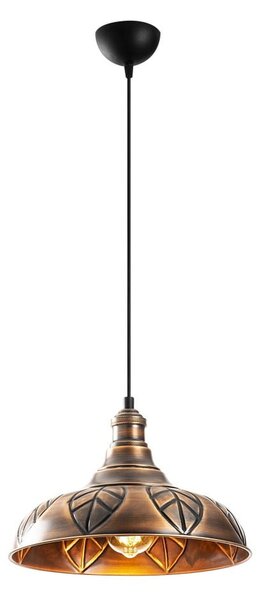 Lustră metalică Opviq lights Philip, arămiu