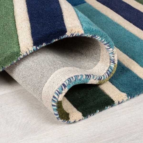 Covor traversă Piano Verde/Multicolor 60X230 cm, Flair Rugs