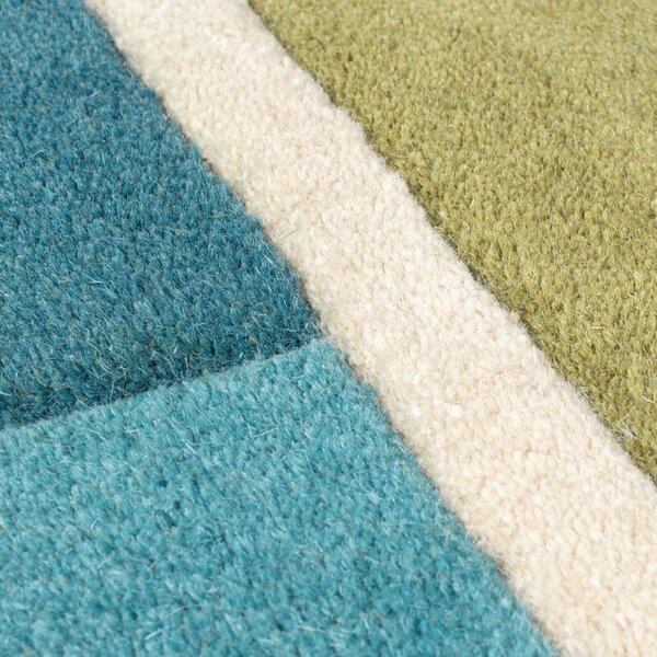 Covor traversă Piano Verde/Multicolor 60X230 cm, Flair Rugs