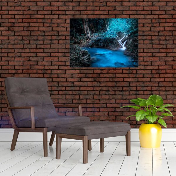 Tablou - Noaptea magică în pădurea tropicală (70x50 cm)