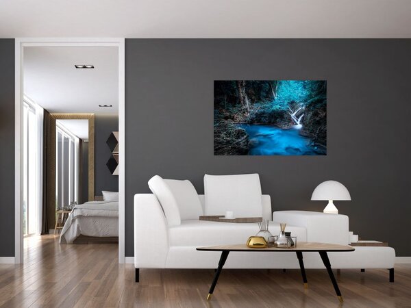 Tablou - Noaptea magică în pădurea tropicală (90x60 cm)