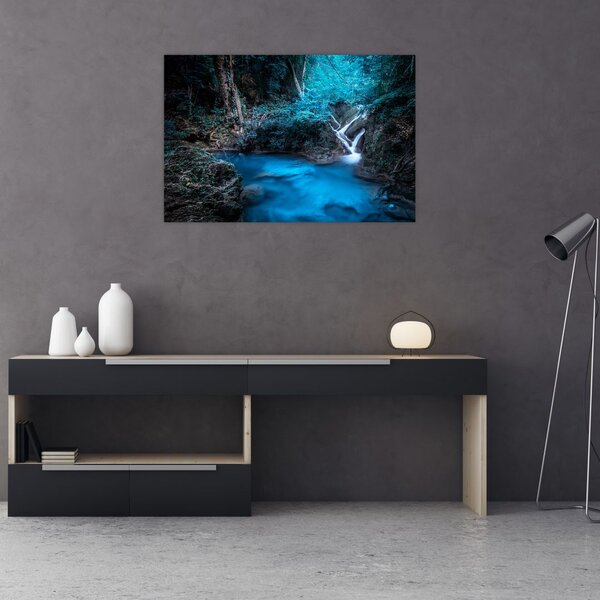 Tablou - Noaptea magică în pădurea tropicală (90x60 cm)