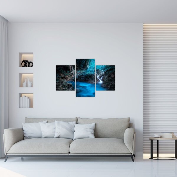 Tablou - Noaptea magică în pădurea tropicală (90x60 cm)