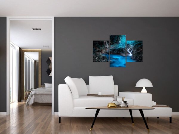 Tablou - Noaptea magică în pădurea tropicală (90x60 cm)