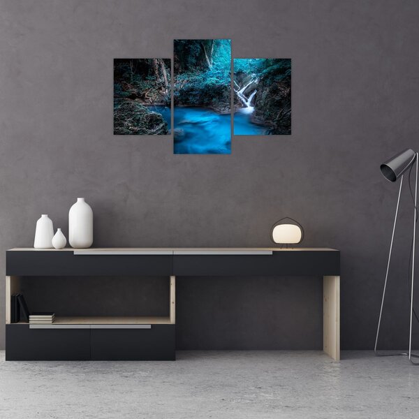 Tablou - Noaptea magică în pădurea tropicală (90x60 cm)