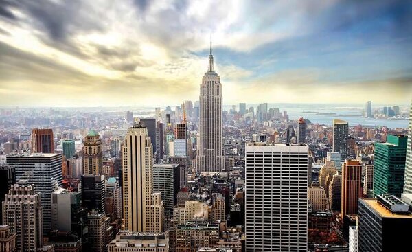 Tapet mural silueta oraşului New York - 2317 - Fototapet24
