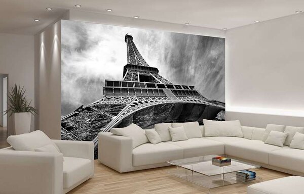 Fotografie în unghi larg al turnului Eiffel - 221 - Fototapet24
