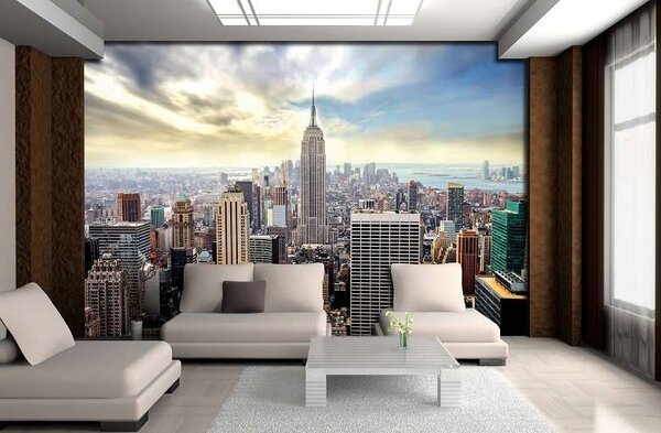 Tapet mural silueta oraşului New York - 2317 - Fototapet24
