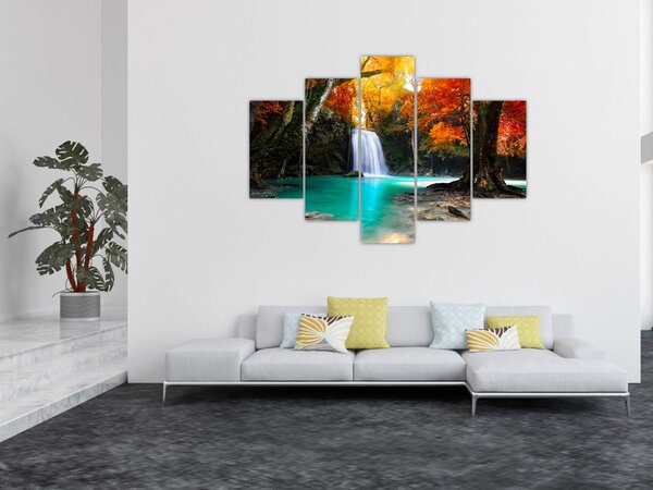 Tablou - Laguna de Smarald (150x105 cm)