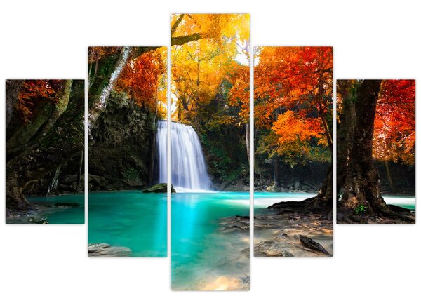 Tablou - Laguna de Smarald (150x105 cm)